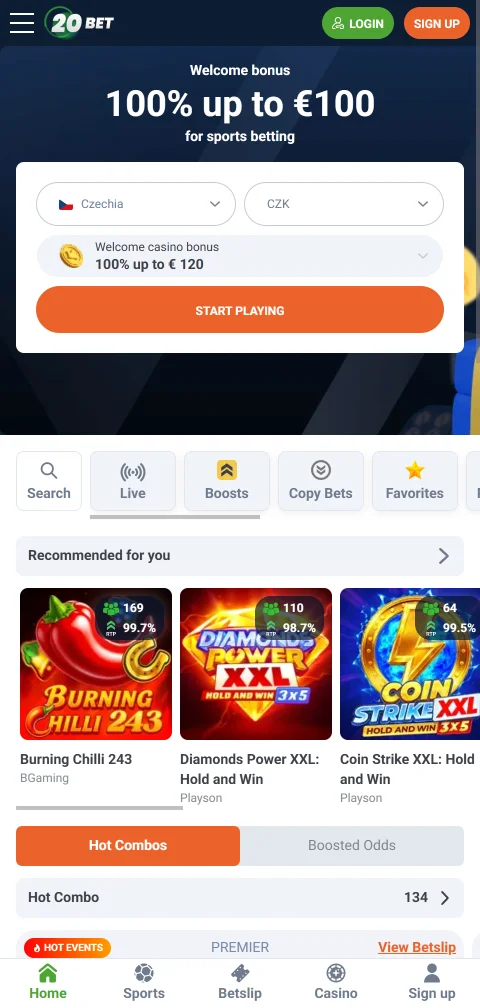 Jogos móveis responsivos 20bet Casino Brasil acessíveis