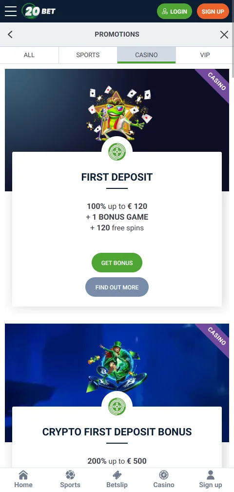 Métodos de depósito e saque PIX 20bet Casino Brasil