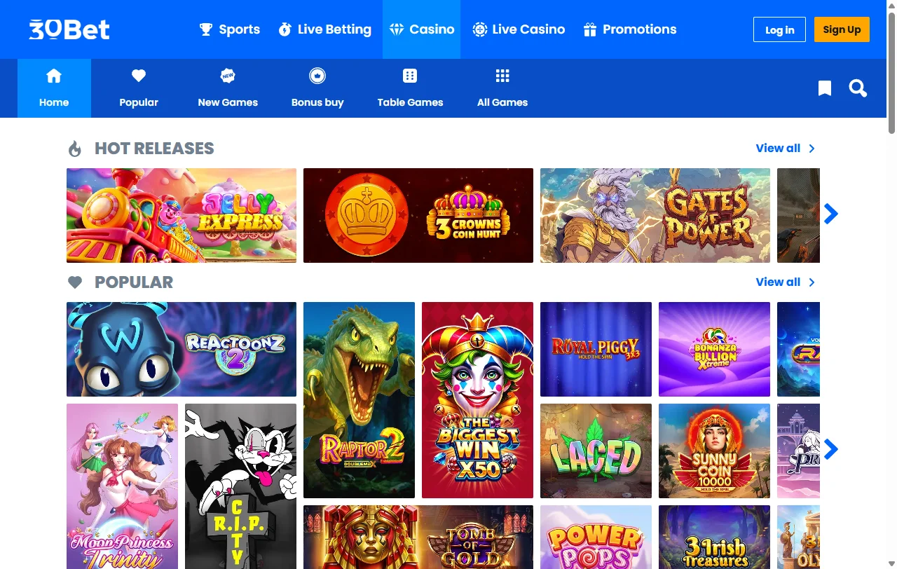 Ofertas de bônus de boas-vindas no 30 bet Casino Brasil
