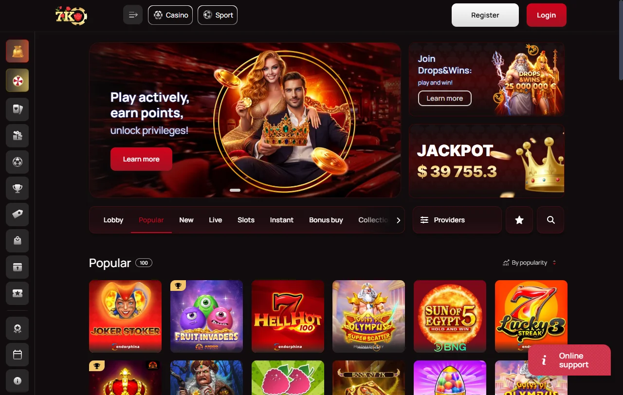 Análise abrangente 7k Casino Brasil para jogadores brasileiros