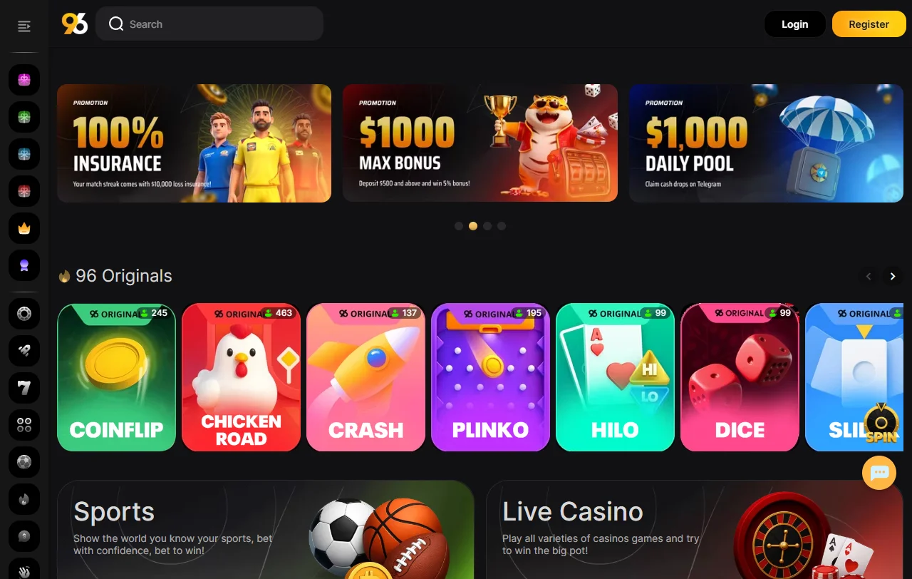 Análise completa 96 Casino Brasil para jogadores brasileiros