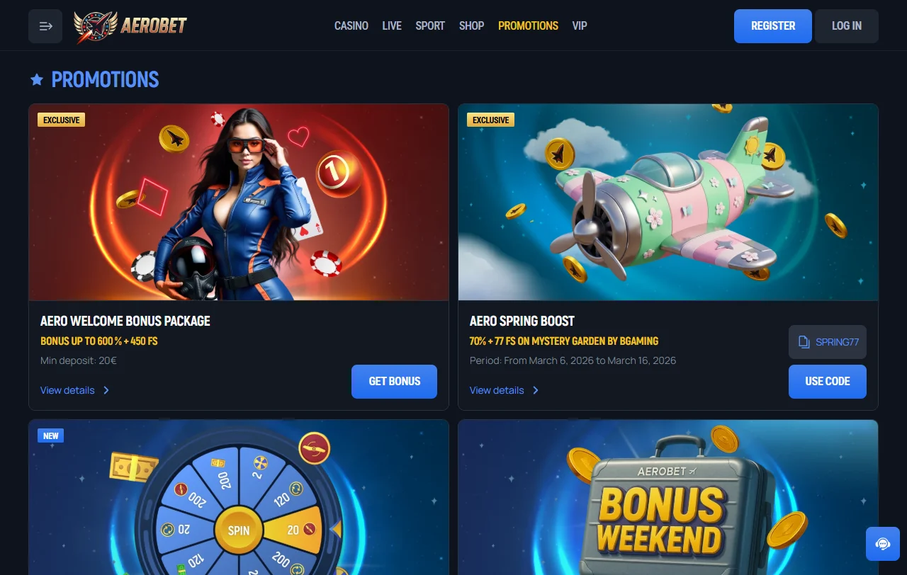 Biblioteca de slots e jogos ao vivo do AeroBet Casino Brasil com filtros por provedor e RTP