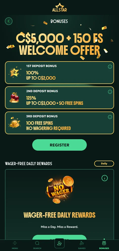 Pagamentos depósitos saques PIX AllStar Casino Brasil