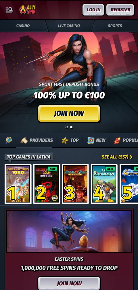 Allyspin Casino Brasil mobile acessibilidade jogos smartphone