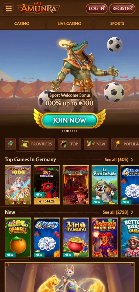 AmunRa Casino Brasil experiência mobile acessível em smartphones