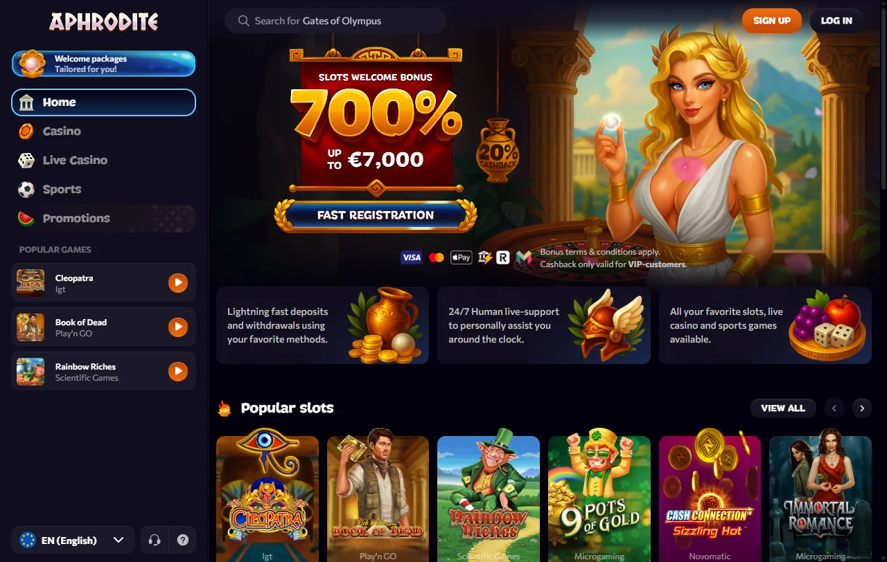 Aphrodite Casino Brasil visão geral e análise completa para brasileiros