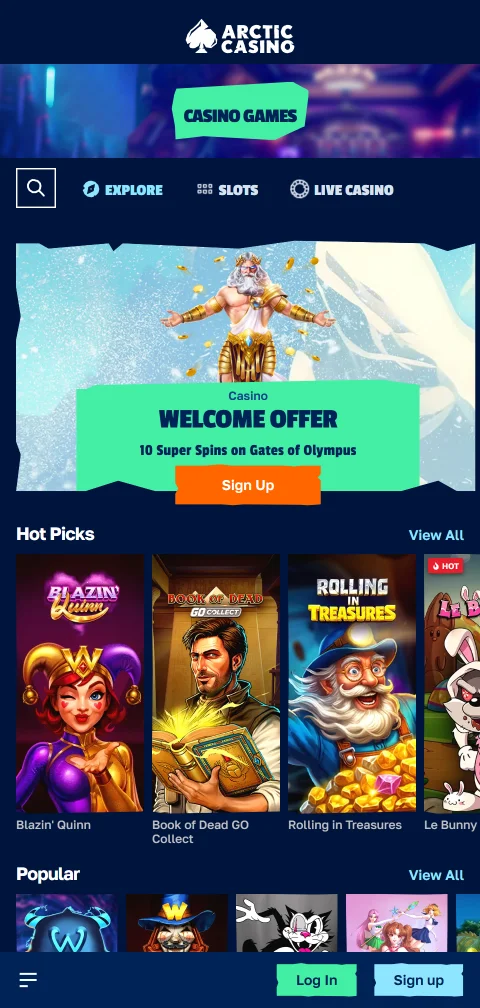 Depósitos saques PIX métodos Arctic Casino Brasil mobile