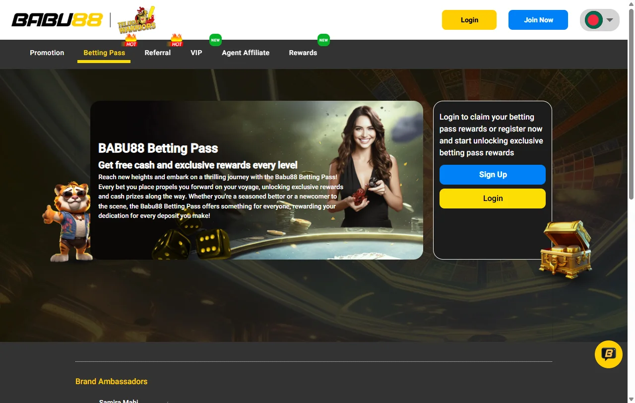 Bônus promoções boas-vindas Babu88 Casino Brasil ofertas reais