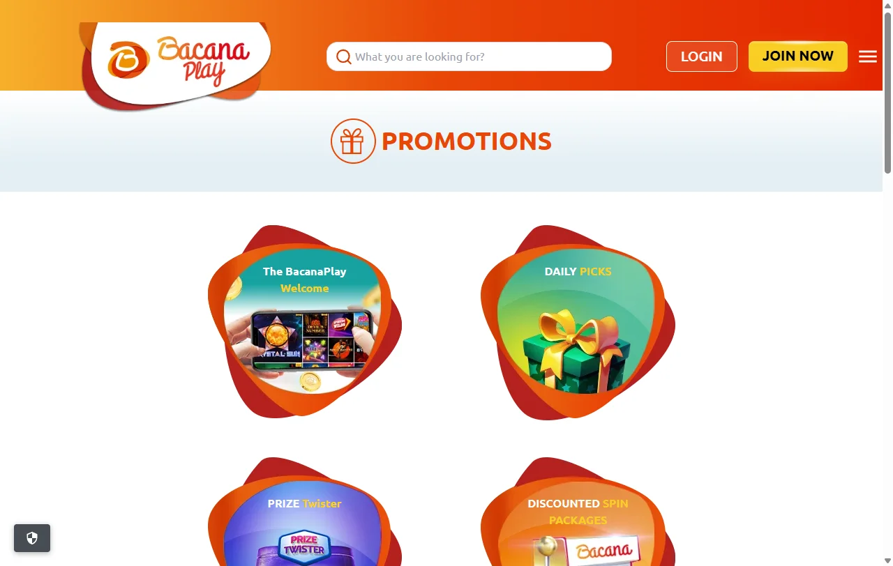 Bônus de boas-vindas e promoções Bacana Play Casino Brasil