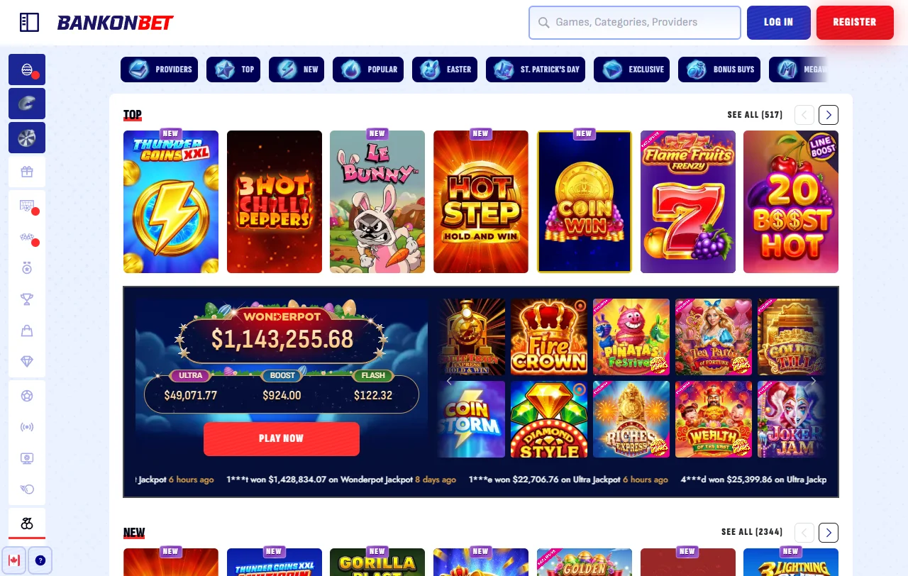 Bônus promoções BankonBet Casino Brasil pacotes bem-vindo