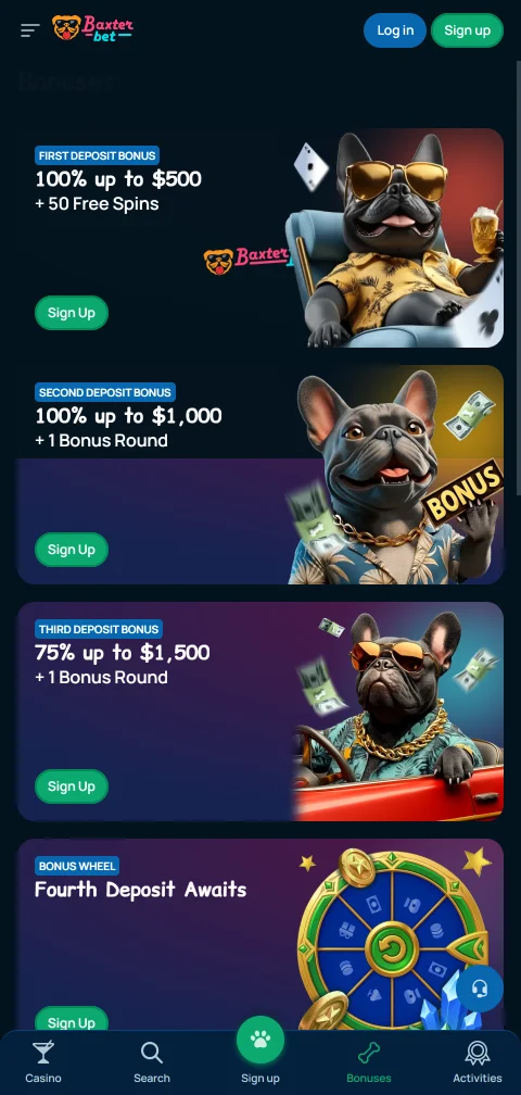 Métodos depósitos saques PIX Baxterbet Casino Brasil
