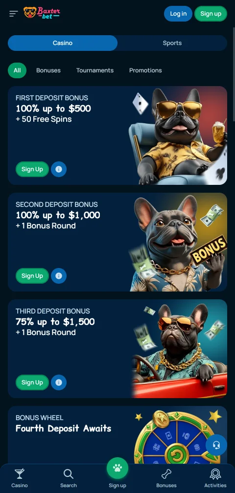 Licenças segurança e proteção Baxterbet Casino Brasil