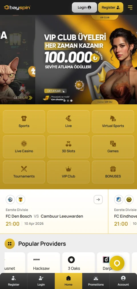 Experiência mobile e jogos no BaySpin Casino Brasil