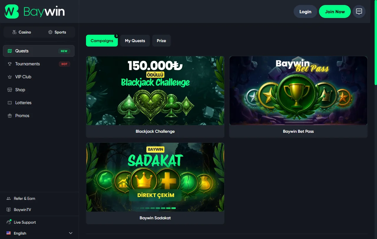 Bônus de boas-vindas e promoções especiais disponíveis em Baywin Casino Brasil