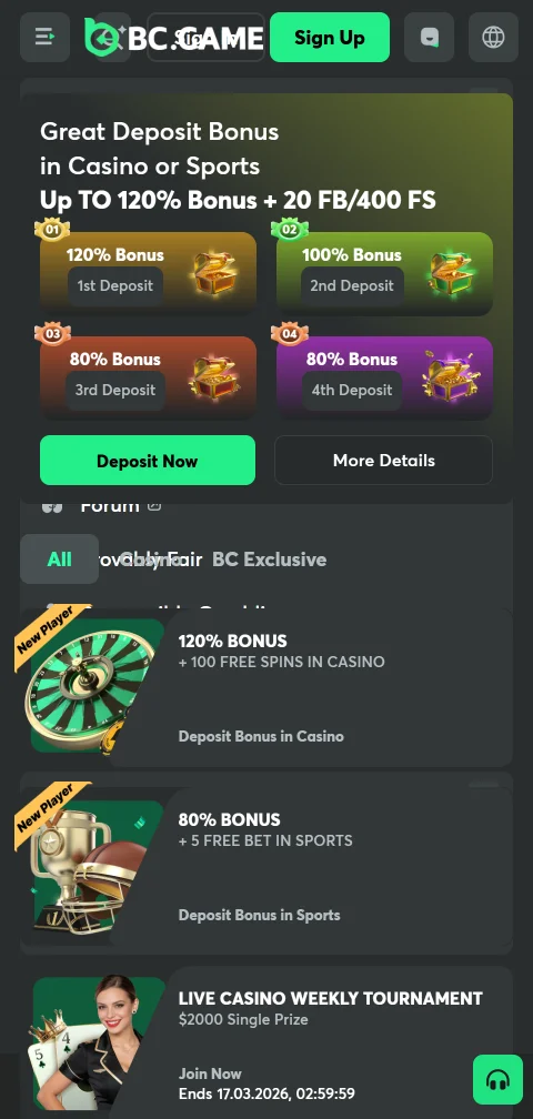 Pagamentos depósitos saques BC Game Casino Brasil