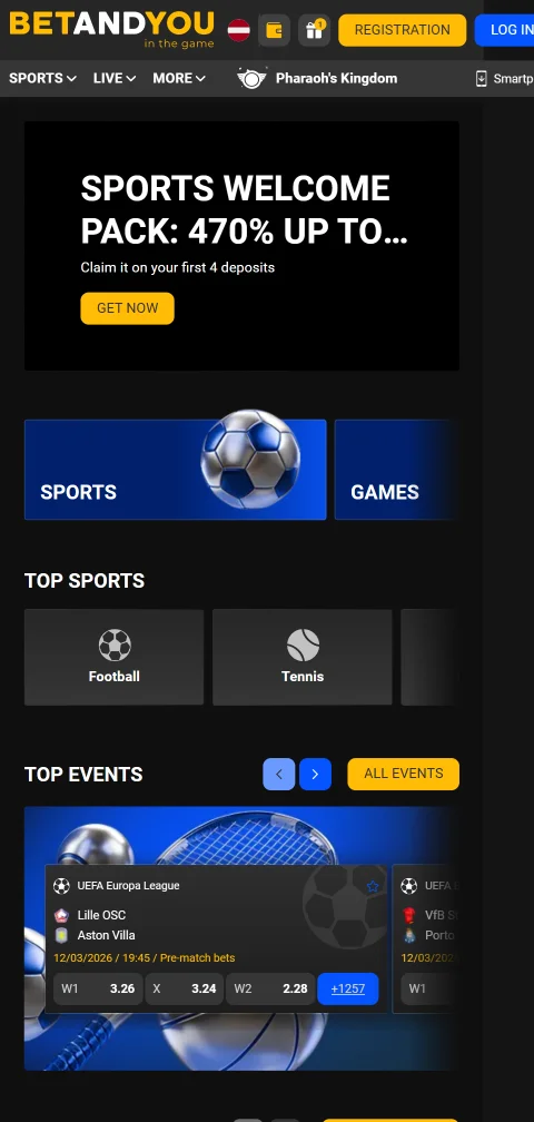BetAndYou Casino Brasil otimizado para dispositivos móveis iOS e Android