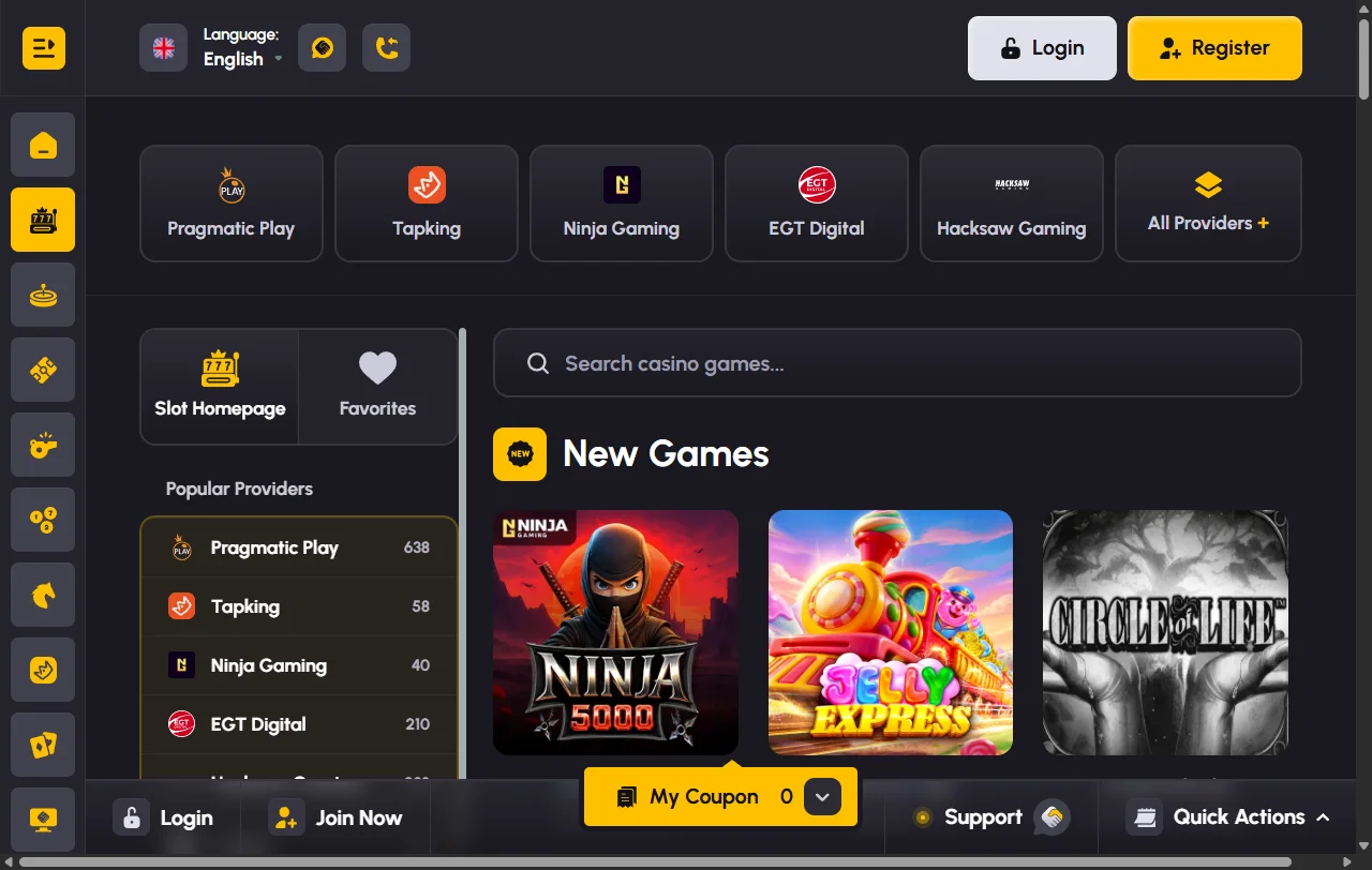 Bônus promoções e ofertas Betine Casino Brasil