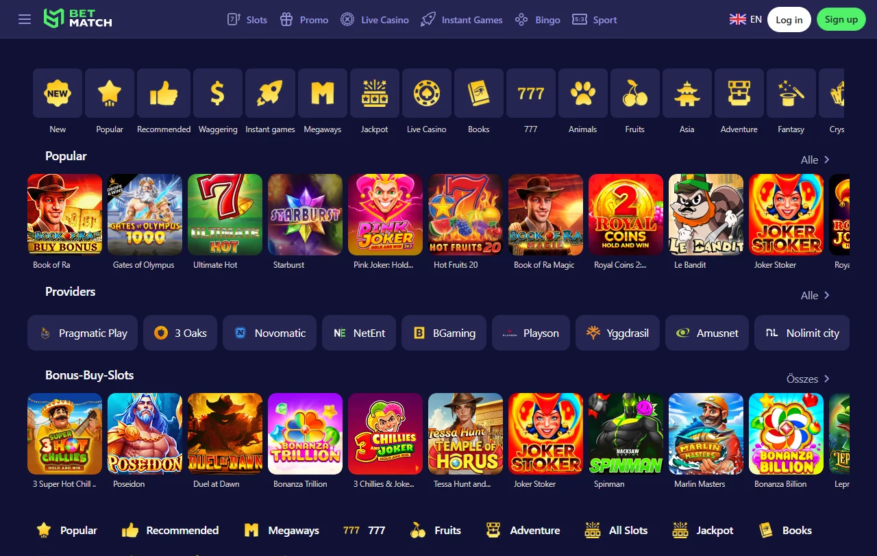 Bônus promoções ofertas Betmatch Casino Brasil