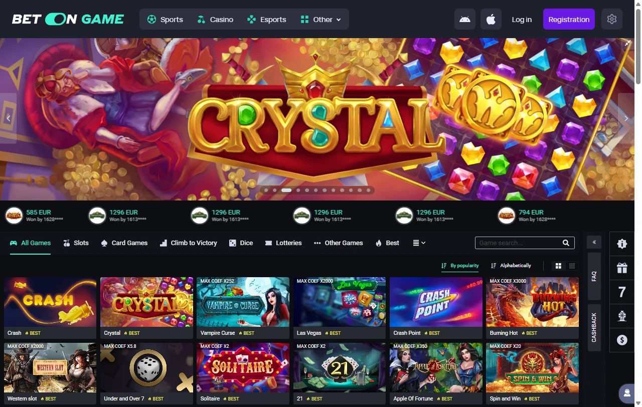 BetOnGame Casino Brasil visão geral e análise plataforma para brasileiros