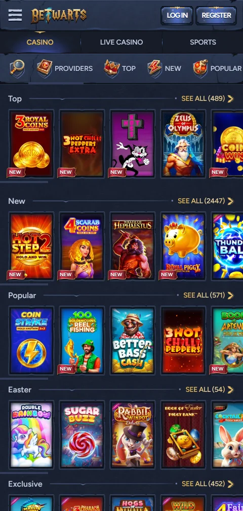 Pagamentos depósitos saques PIX Betwarts Casino Brasil