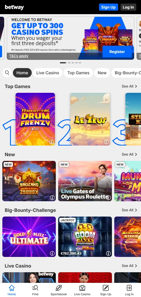 Betway Casino Brasil mobile acessibilidade e jogos otimizados