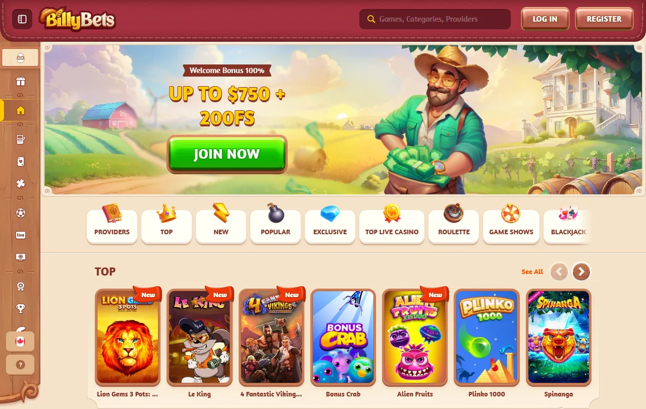 Análise completa BillyBets Casino Brasil com todos recursos para Brasil