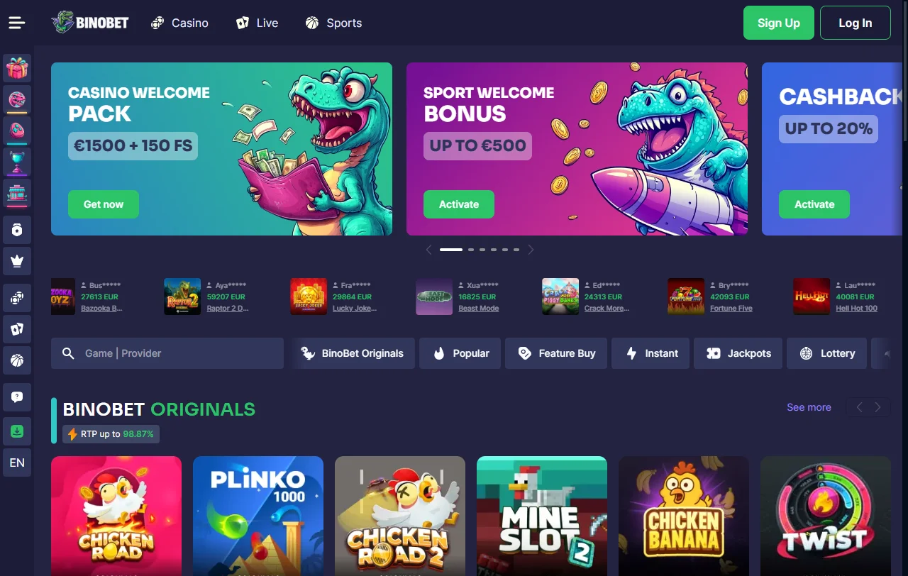 Revisão completa do Binobet Casino Brasil incluindo análise de jogos, bônus e métodos de pagamento para Brasil