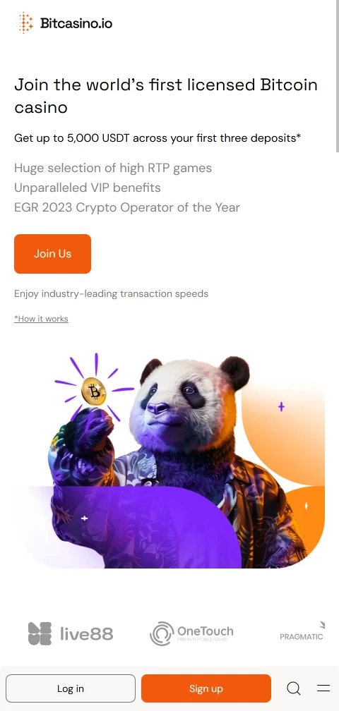 Experiência mobile acessível Bitcasino.io Casino Brasil dispositivos