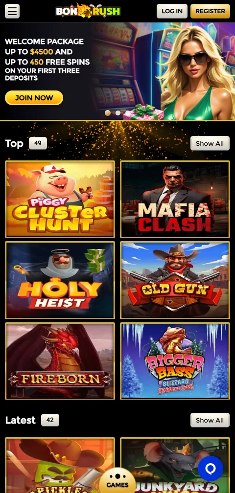 Jogos mobile acessíveis Bonrush Casino Brasil dispositivos