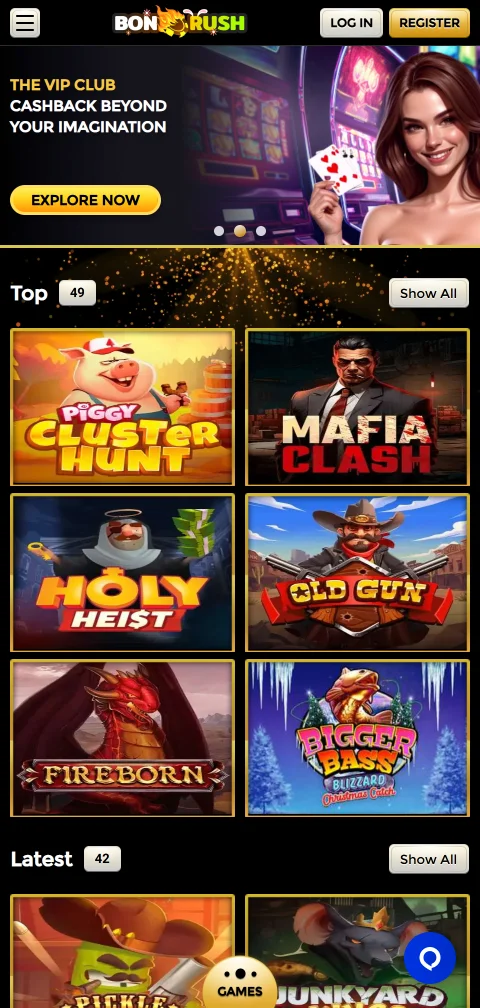 Depósitos saques PIX Bonrush Casino Brasil pagamentos