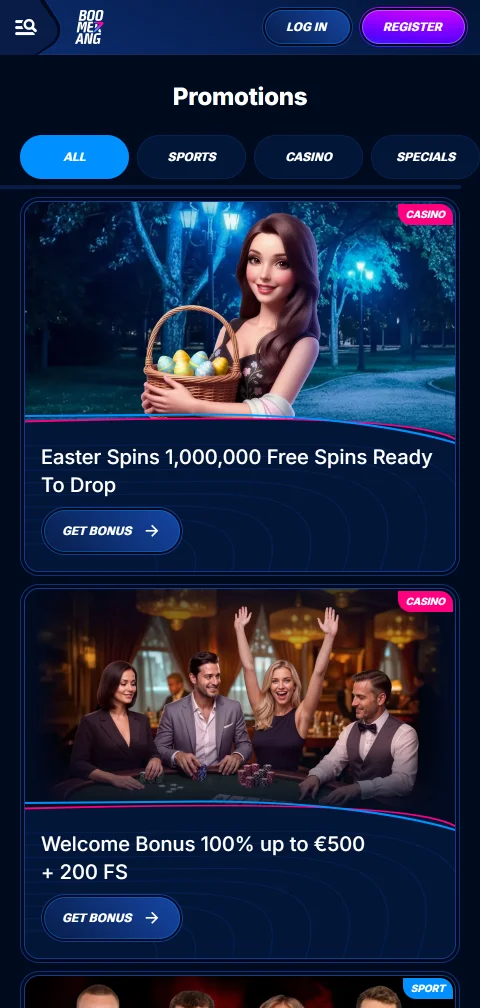 Depósitos saques PIX e métodos no Boomerang Casino Brasil