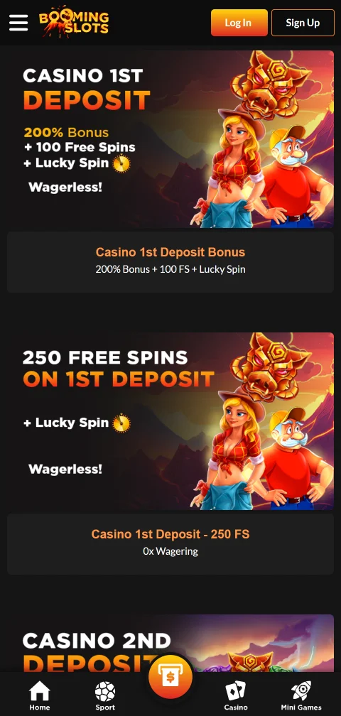 Pagamentos PIX e saques no Boomingslots Casino Brasil