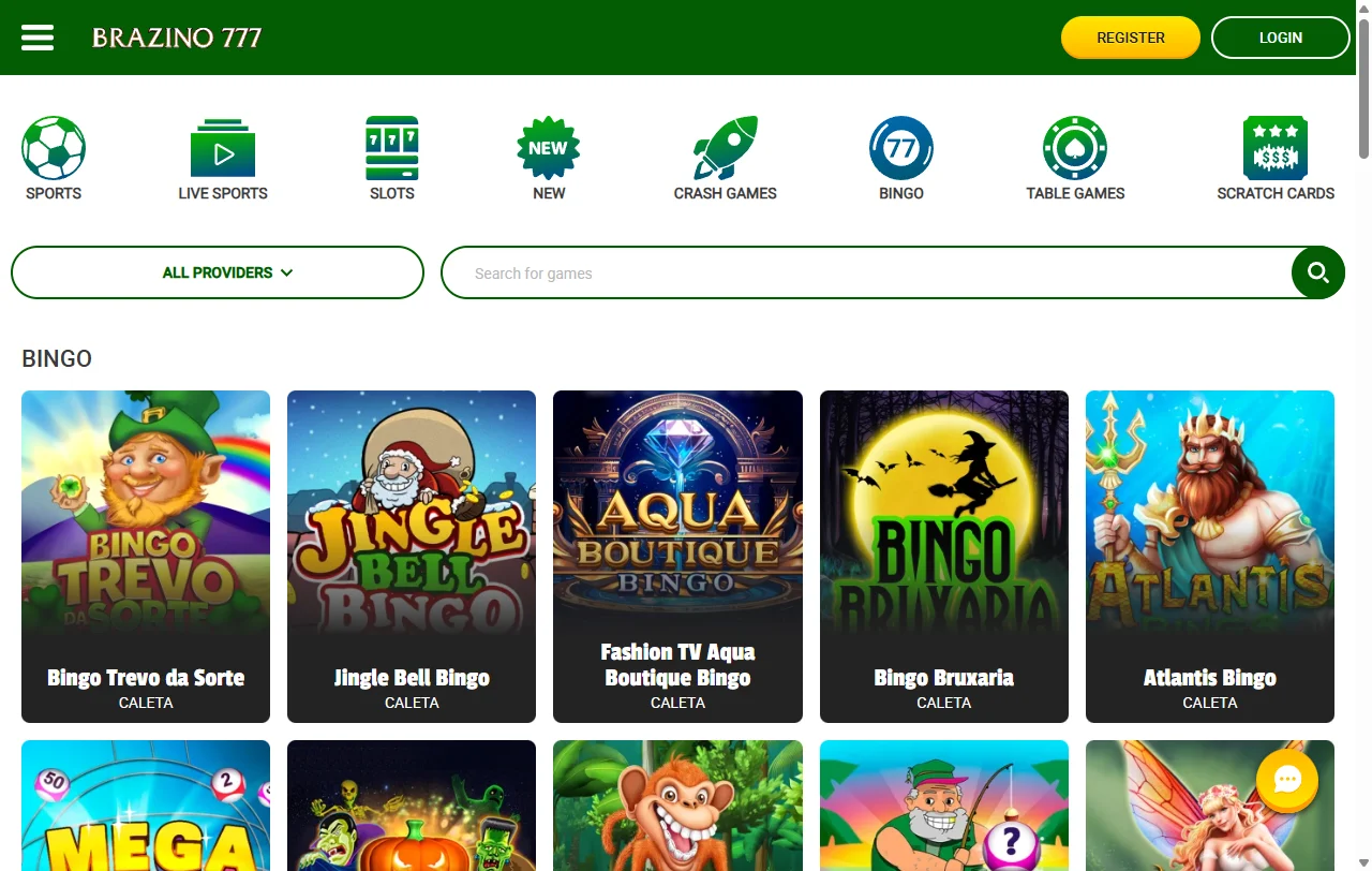 Promoções bônus e ofertas especiais Brazino777 Casino Brasil