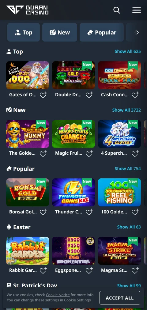 Opções depósitos saques PIX rápidos no Buran Casino Brasil
