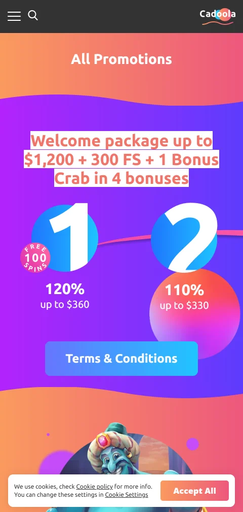 Informações de licença Curaçao e ferramentas de jogo responsável integradas em Cadoola Casino Brasil