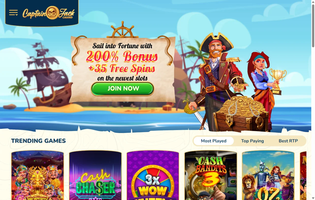 Análise abrangente Captain Jack Casino Brasil para jogadores brasileiros