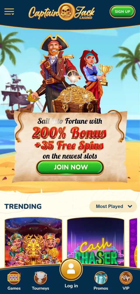 Jogos móveis acessíveis Captain Jack Casino Brasil
