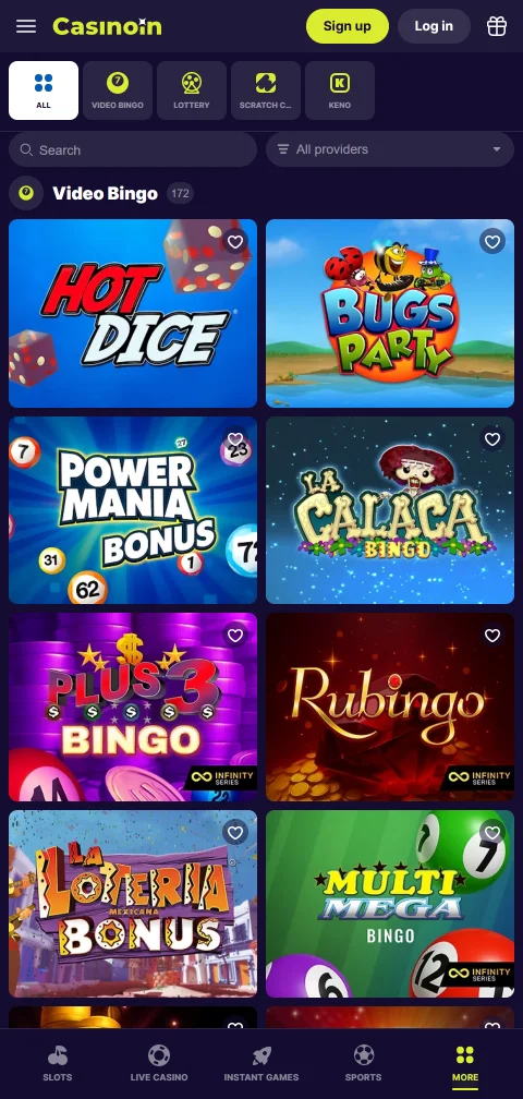 Métodos de pagamento PIX, e-wallets e cartões no CasinoIn Casino Brasil mobile