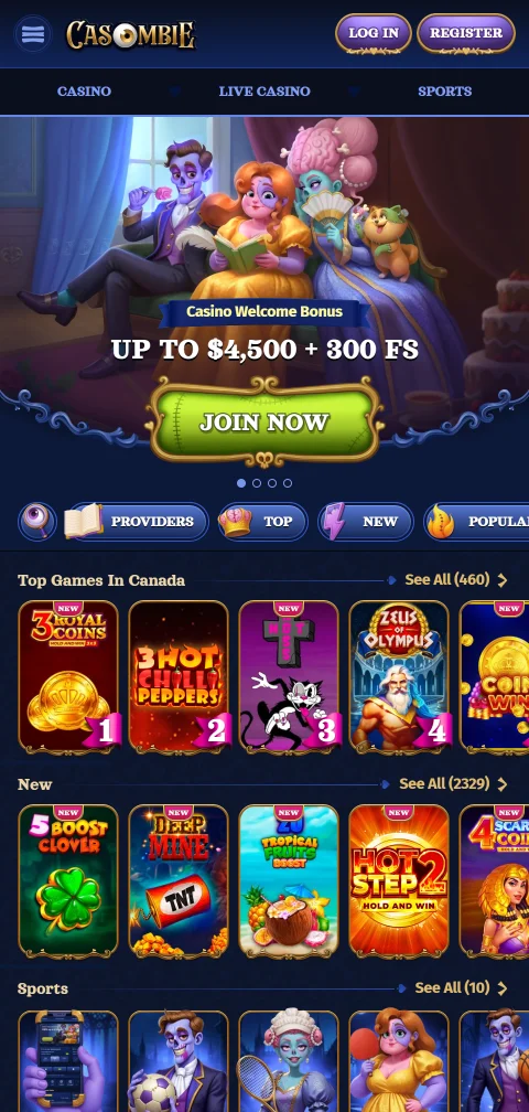 Jogos mobile acessíveis no Casombie Casino Brasil smartphone