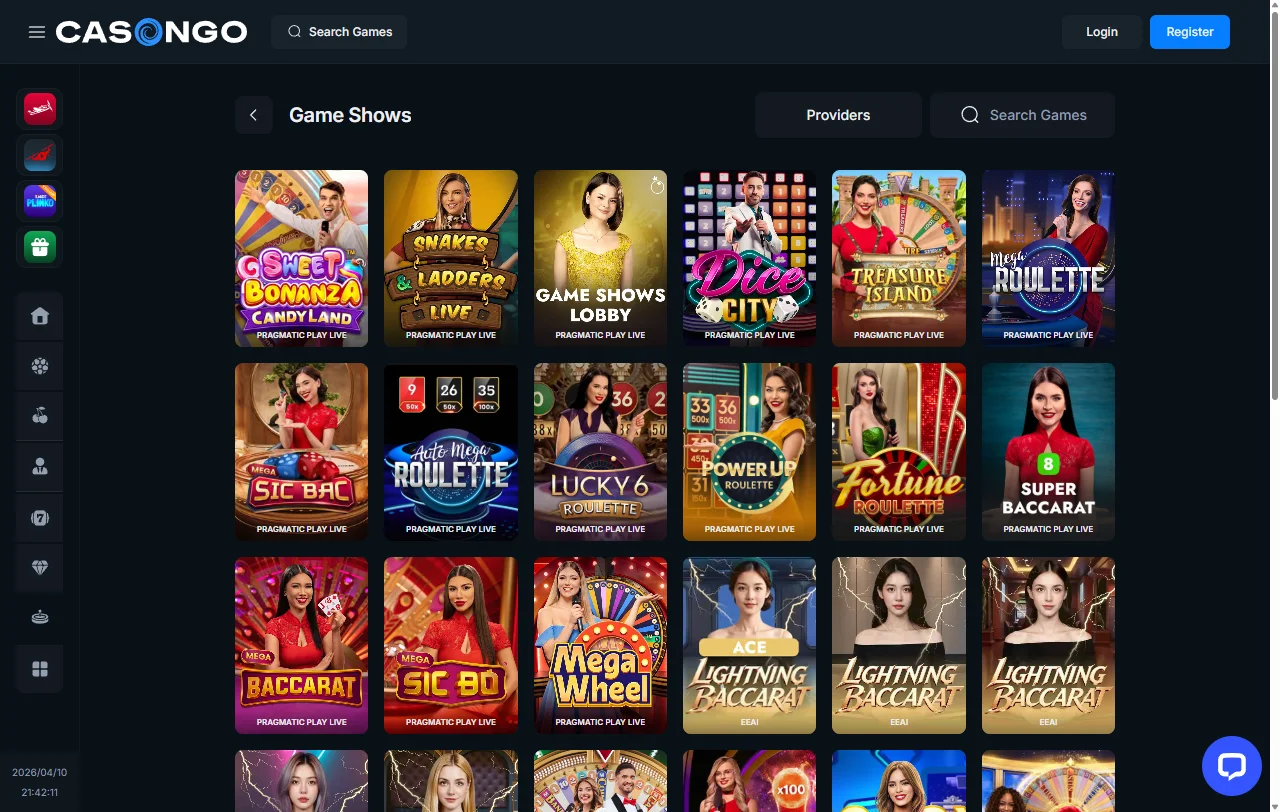 Bônus de boas-vindas e promoções no Casongo Casino Brasil