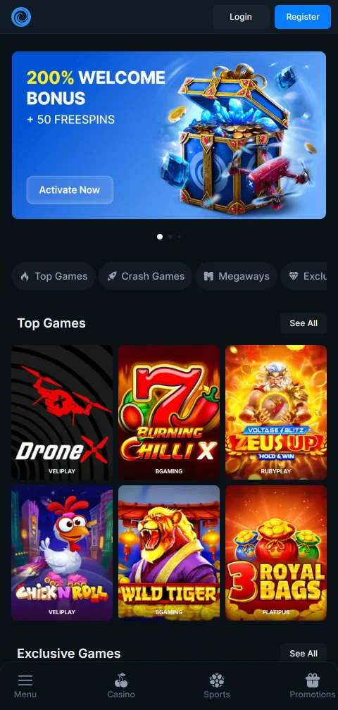 Casongo Casino Brasil mobile com acesso otimizado jogos