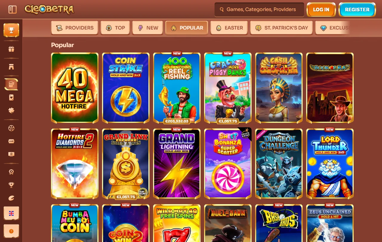 Bônus de boas-vindas e promoções no Cleobetra Casino Brasil