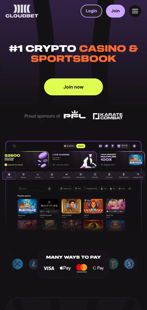 Jogos mobile e compatibilidade smartphone Cloudbet Casino Brasil otimizada