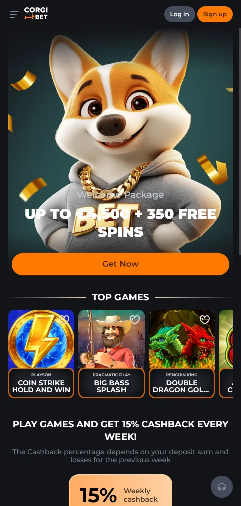 Corgibet Casino Brasil mobile jogos acessibilidade dispositivos