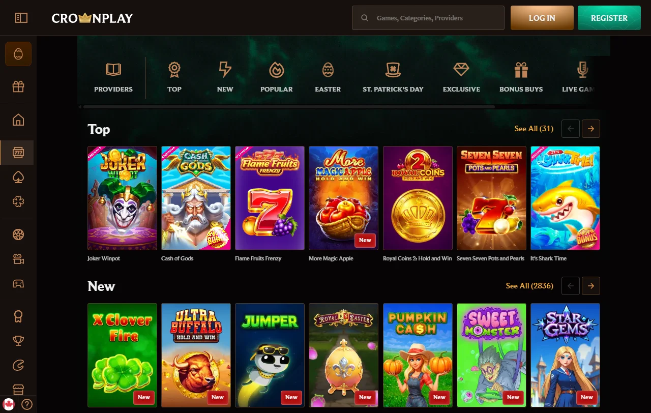 Bônus promoções e ofertas CrownPlay Casino Brasil