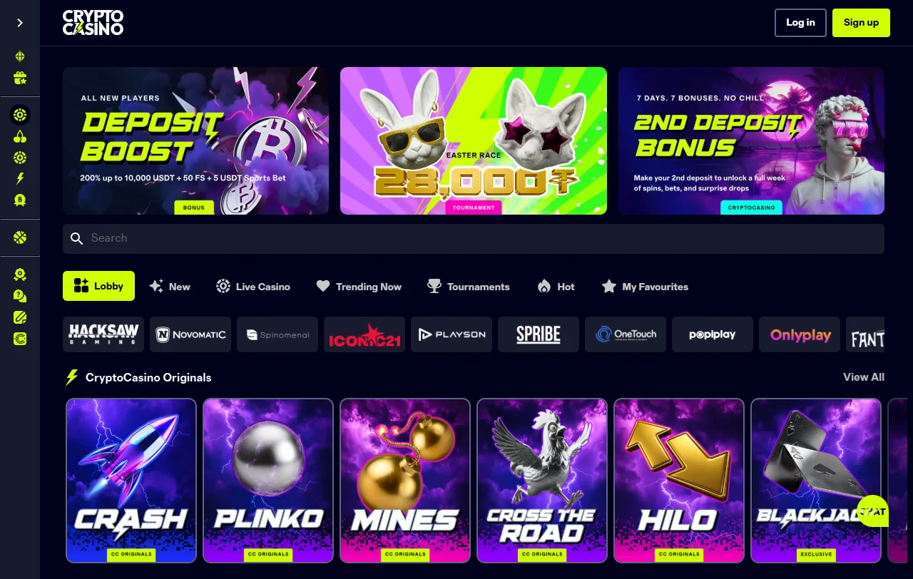 Bônus boas-vindas promoções CryptoCasino Casino Brasil ofertas