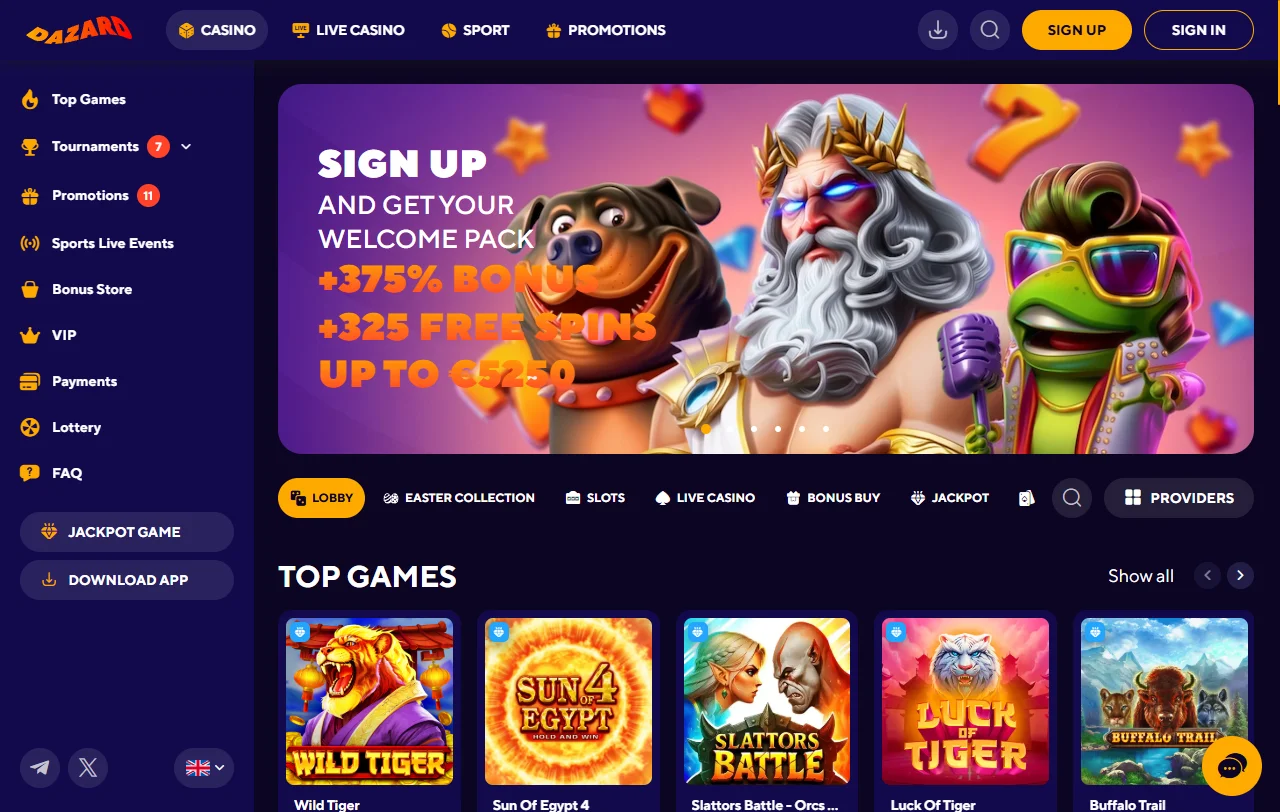 Dazard Casino Brasil análise completa plataforma para brasileiros