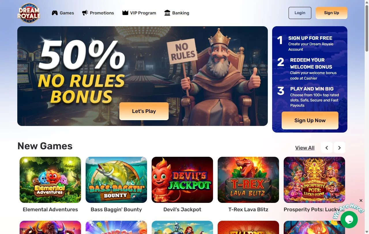 DreamRoyale Casino Brasil análise completa plataforma jogos Brasil