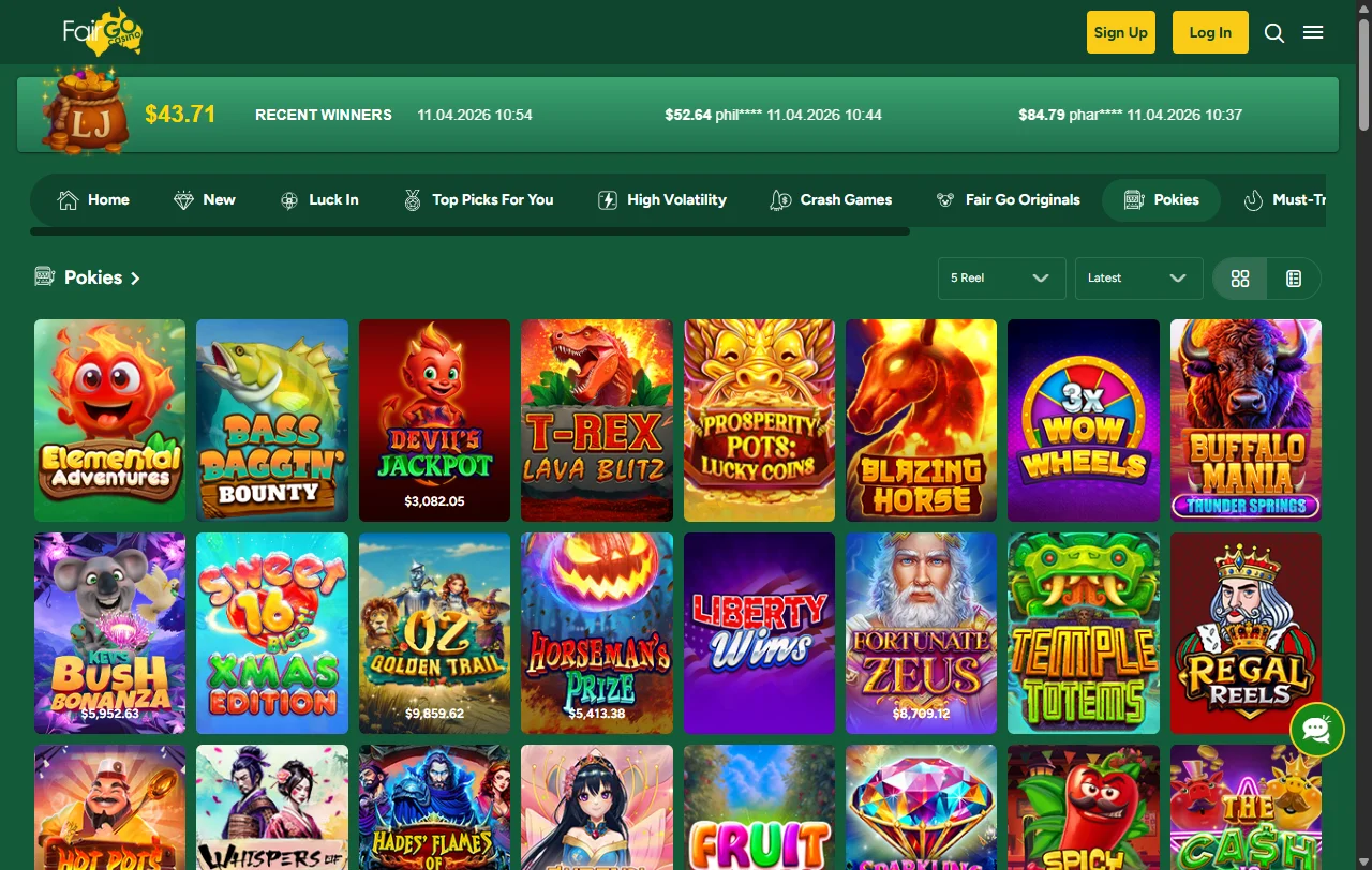 Promoções bônus e ofertas especiais Fair Go Casino Brasil