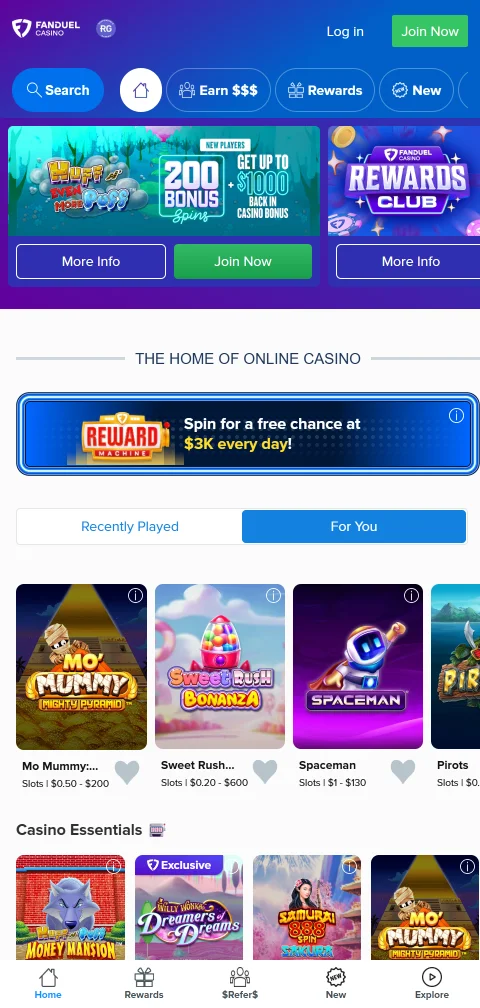 Opções de pagamento e saques FanDuel Casino Brasil